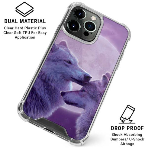 Loving Wolves by Vincent Hie iPhone 16 Pro Clear Case