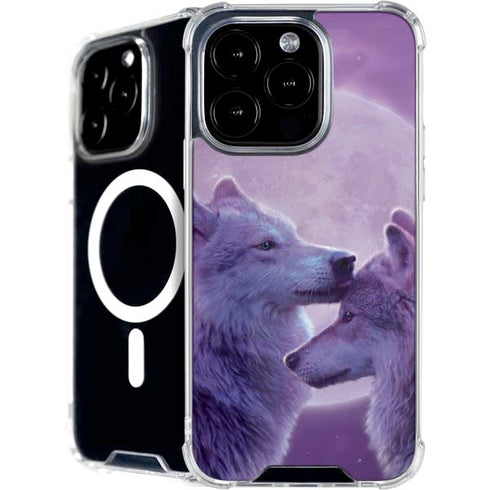 Loving Wolves by Vincent Hie iPhone 16 Pro MagSafe Case