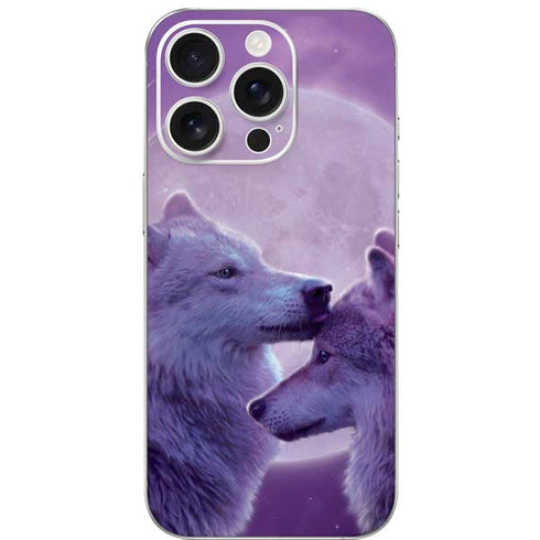 Loving Wolves by Vincent Hie iPhone 16 Pro Skin