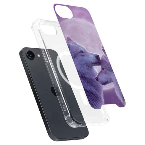 Loving Wolves by Vincent Hie iPhone 16e MagSafe Case