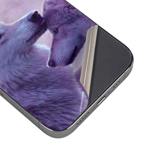 Loving Wolves by Vincent Hie iPhone 16e Skin