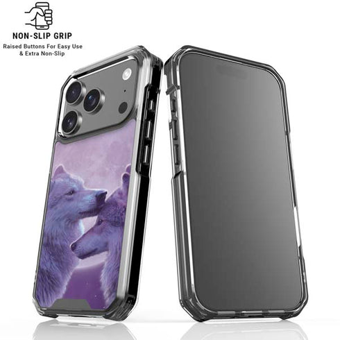 Loving Wolves by Vincent Hie iPhone 18 Pro Clear Case