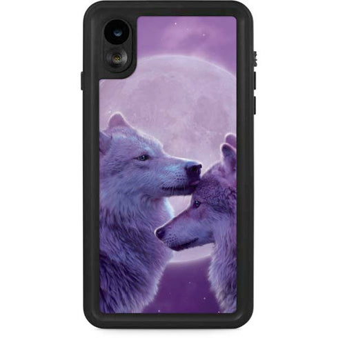 Loving Wolves by Vincent Hie iPhone Cases