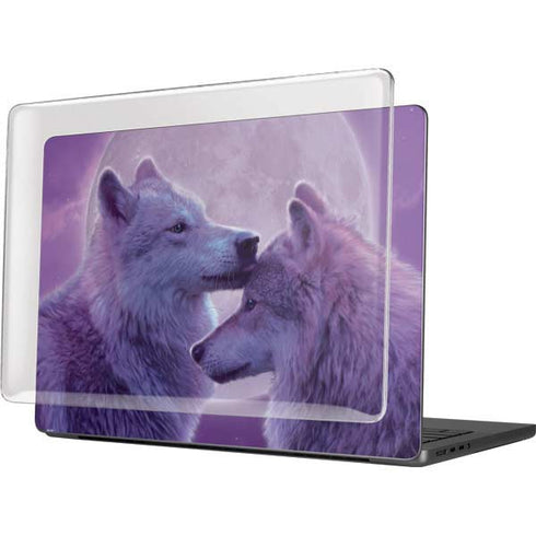 Loving Wolves by Vincent Hie MacBook Pro 14in (2021-24) Case plus Skin