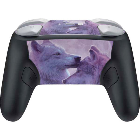 Loving Wolves by Vincent Hie Nintendo Switch 2 (2025) Pro Controller Skin