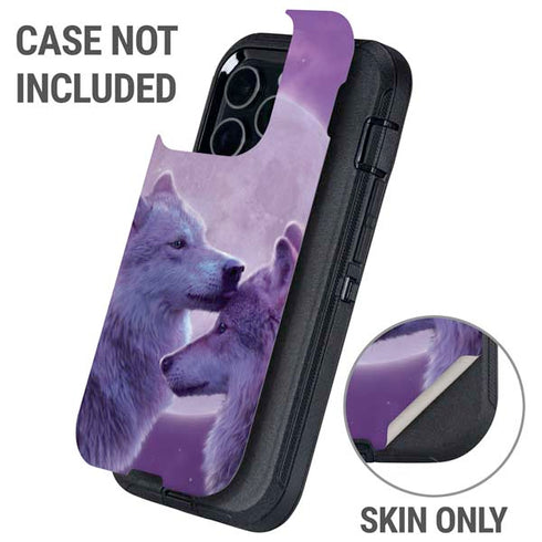 Loving Wolves by Vincent Hie Otterbox Defender iPhone Skin