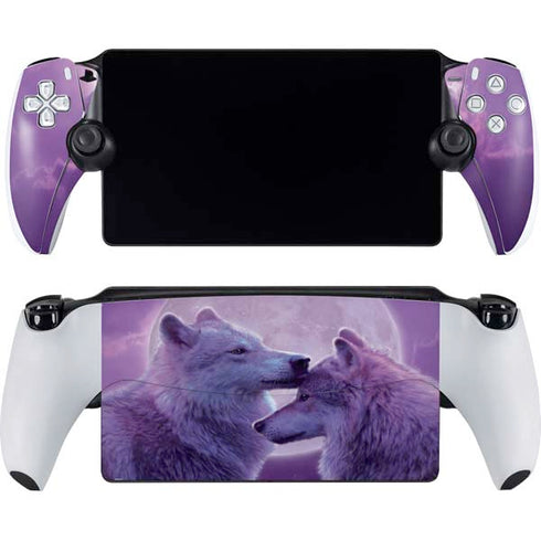 Loving Wolves by Vincent Hie PlayStation Portal Remote Player Skin
