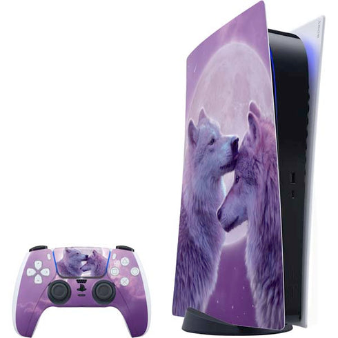 Loving Wolves by Vincent Hie PlayStation PS5 Skins