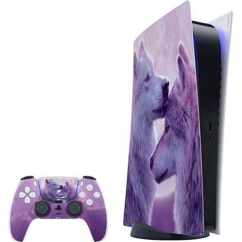 Loving Wolves by Vincent Hie PlayStation PS5 Skins
