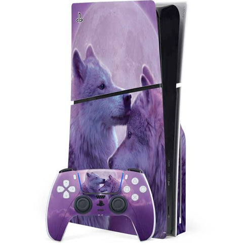 Loving Wolves by Vincent Hie PlayStation PS5 Skins