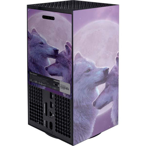 Loving Wolves by Vincent Hie XBox Series X Digital Edition Console Skin
