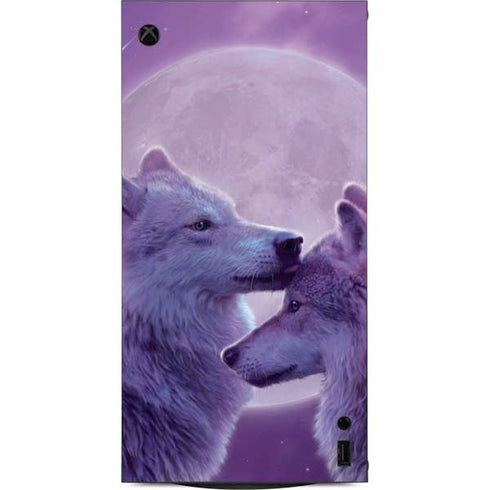 Loving Wolves by Vincent Hie XBox Series X Digital Edition Console Skin