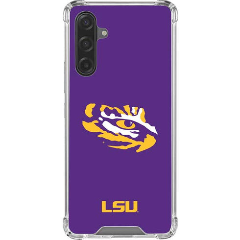 LSU Tiger Eye Logo Galaxy A17 Clear Case