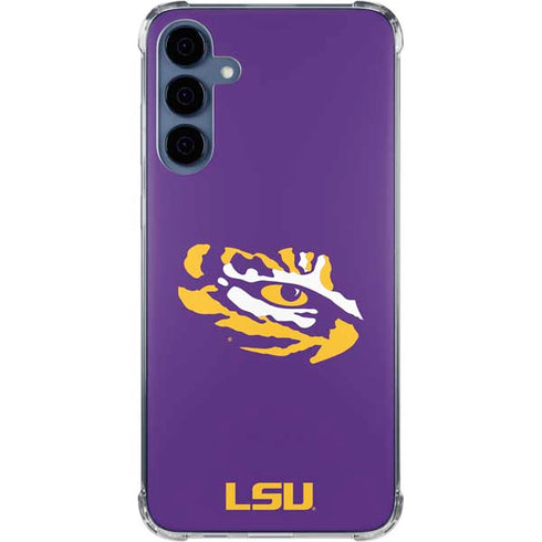 LSU Tiger Eye Logo Galaxy A35 5G Clear Case