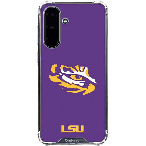 LSU Tiger Eye Logo Galaxy A36 5G Clear Case