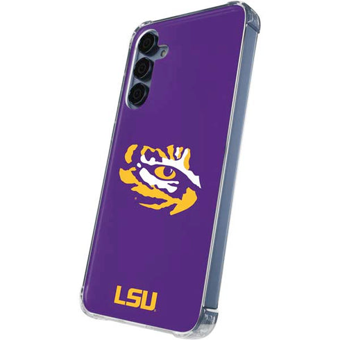 LSU Tiger Eye Logo Galaxy A55 5G Clear Case