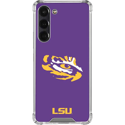 LSU Tiger Eye Logo Galaxy S24 FE Clear Case