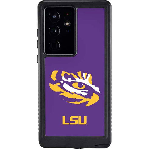 LSU Tiger Eye Logo Galaxy S24 Ultra Waterproof Case