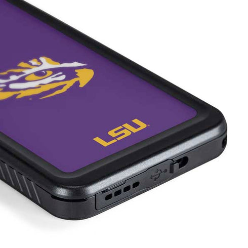 LSU Tiger Eye Logo Galaxy S24 Waterproof Case