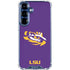 LSU Tiger Eye Logo Galaxy S25 Plus Clear Case