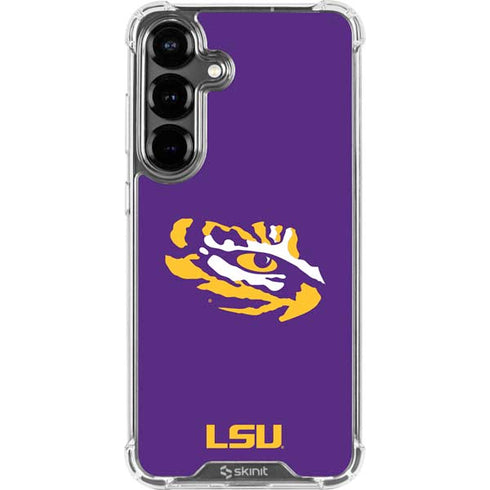 LSU Tiger Eye Logo Galaxy S26 Plus Clear Case