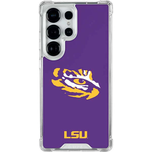 LSU Tiger Eye Logo Galaxy S26 Ultra Clear Case