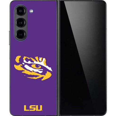 Louisiana State University - LSU Tiger Eye Logo Galaxy Z Fold5 5G Skin