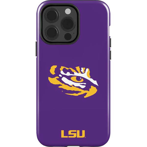 Louisiana State University - LSU Tiger Eye Logo iPhone 15 Pro Impact Case