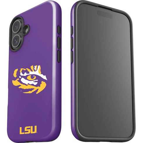 LSU Tiger Eye Logo iPhone 16 Impact Case
