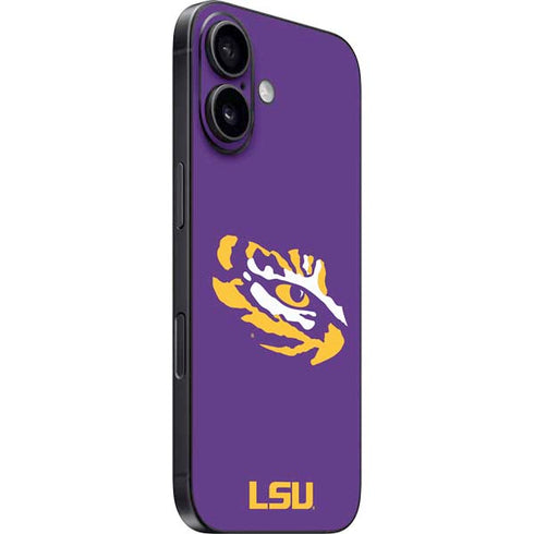 LSU Tiger Eye Logo iPhone 16 Plus Skin