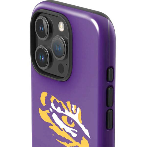 LSU Tiger Eye Logo iPhone 16 Pro Max Impact Case