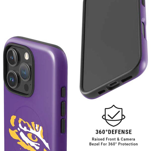 LSU Tiger Eye Logo iPhone 16 Pro Max Magsafe Impact Case