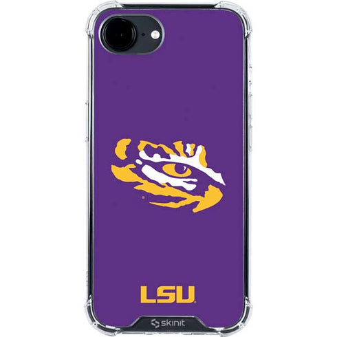 LSU Tiger Eye Logo iPhone 16e Clear Case