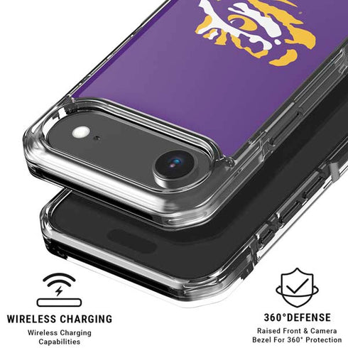 LSU Tiger Eye Logo iPhone 17 Air Clear Case