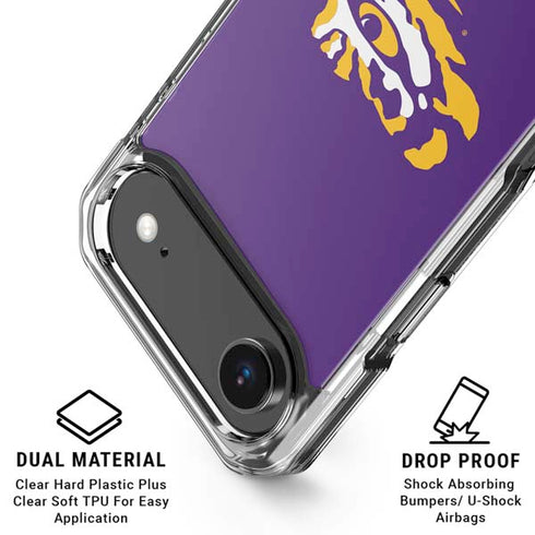 LSU Tiger Eye Logo iPhone 17 Air Clear Case