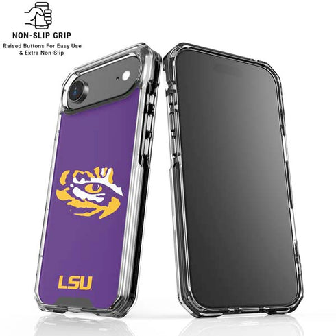 LSU Tiger Eye Logo iPhone 17 Air Clear Case