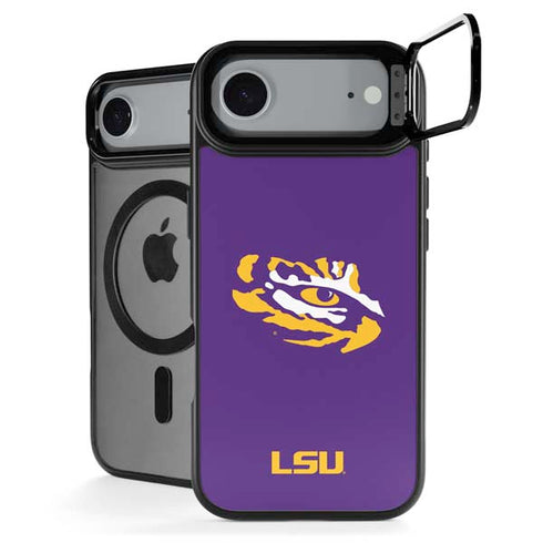 LSU Tiger Eye Logo iPhone 17 Air Kickstand Case