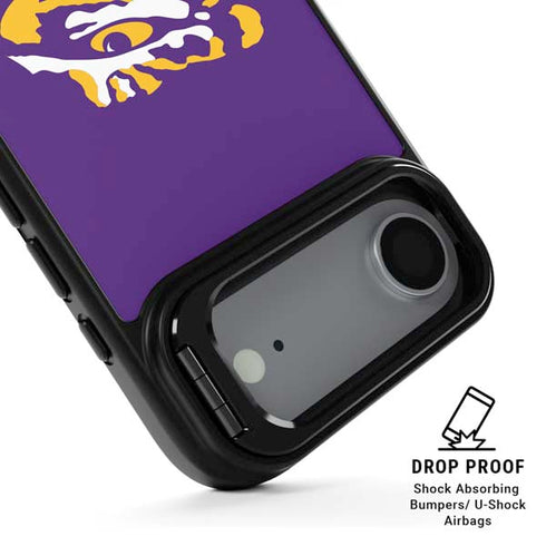 LSU Tiger Eye Logo iPhone 17 Air Kickstand Case