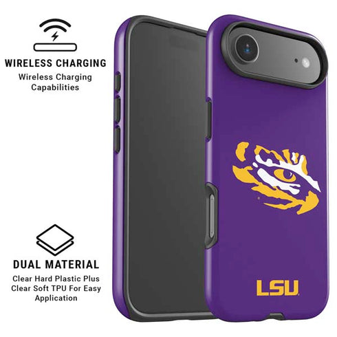 LSU Tiger Eye Logo iPhone 17 Air Magsafe Impact Case