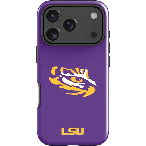 LSU Tiger Eye Logo iPhone 17 Pro Impact Case