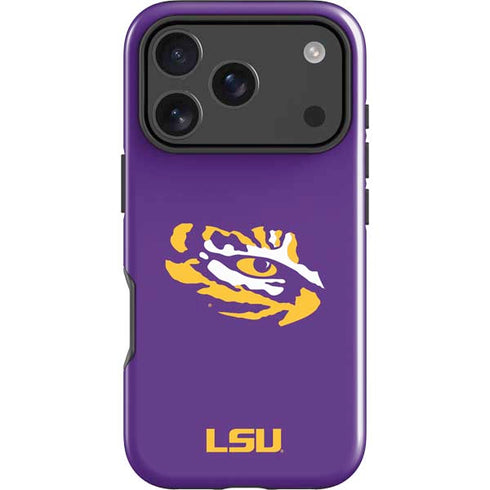 LSU Tiger Eye Logo iPhone 17 Pro Max Impact Case