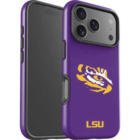 LSU Tiger Eye Logo iPhone 17 Pro Max Impact Case