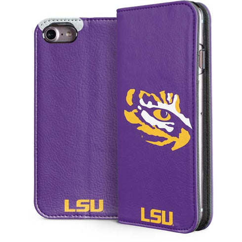 Louisiana State University - LSU Tiger Eye Logo iPhone 7 Folio Case