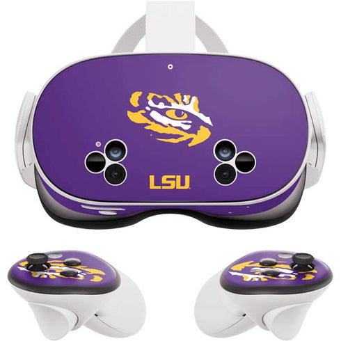 LSU Tiger Eye Logo Meta Quest 3S Skin