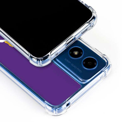 LSU Tiger Eye Logo Moto G Play 4G (2024) Clear Case