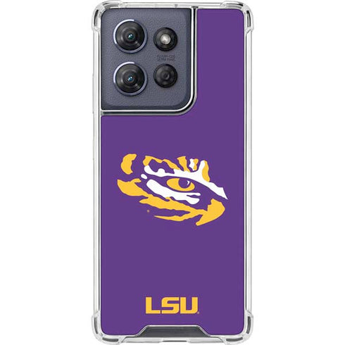 LSU Tiger Eye Logo Moto G Stylus 5G (2025) Clear Case
