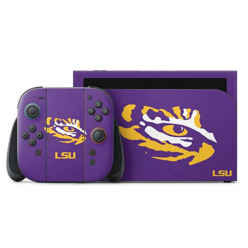 LSU Tiger Eye Logo Nintendo Switch 2 (2025) with Joy-Con Skin