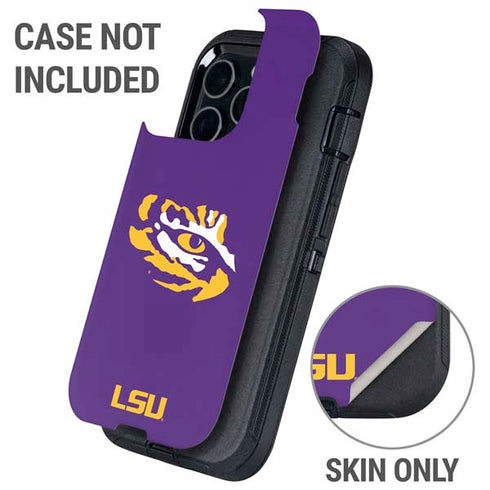Louisiana State University - LSU Tiger Eye Logo Otterbox Defender iPhone Skin