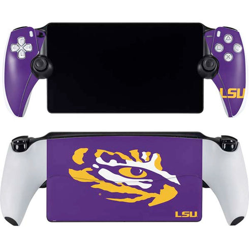 Louisiana State University - LSU Tiger Eye Logo PlayStation Portal Remote Player Skin
