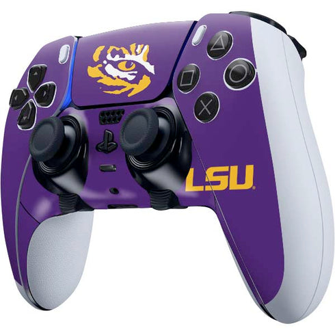 Louisiana State University - LSU Tiger Eye Logo PS5 DualSense Edge Pro Controller Skin